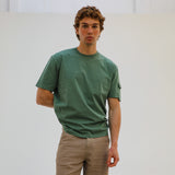 Trendy Side Pocket T-Shirt Green