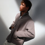 Wool Flow Jacket Light Brown