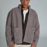 Wool Flow Jacket Light Brown