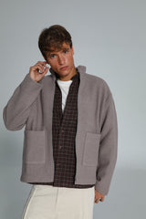 Wool Flow Jacket Light Brown