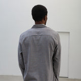Square Shirt Grey & Orange