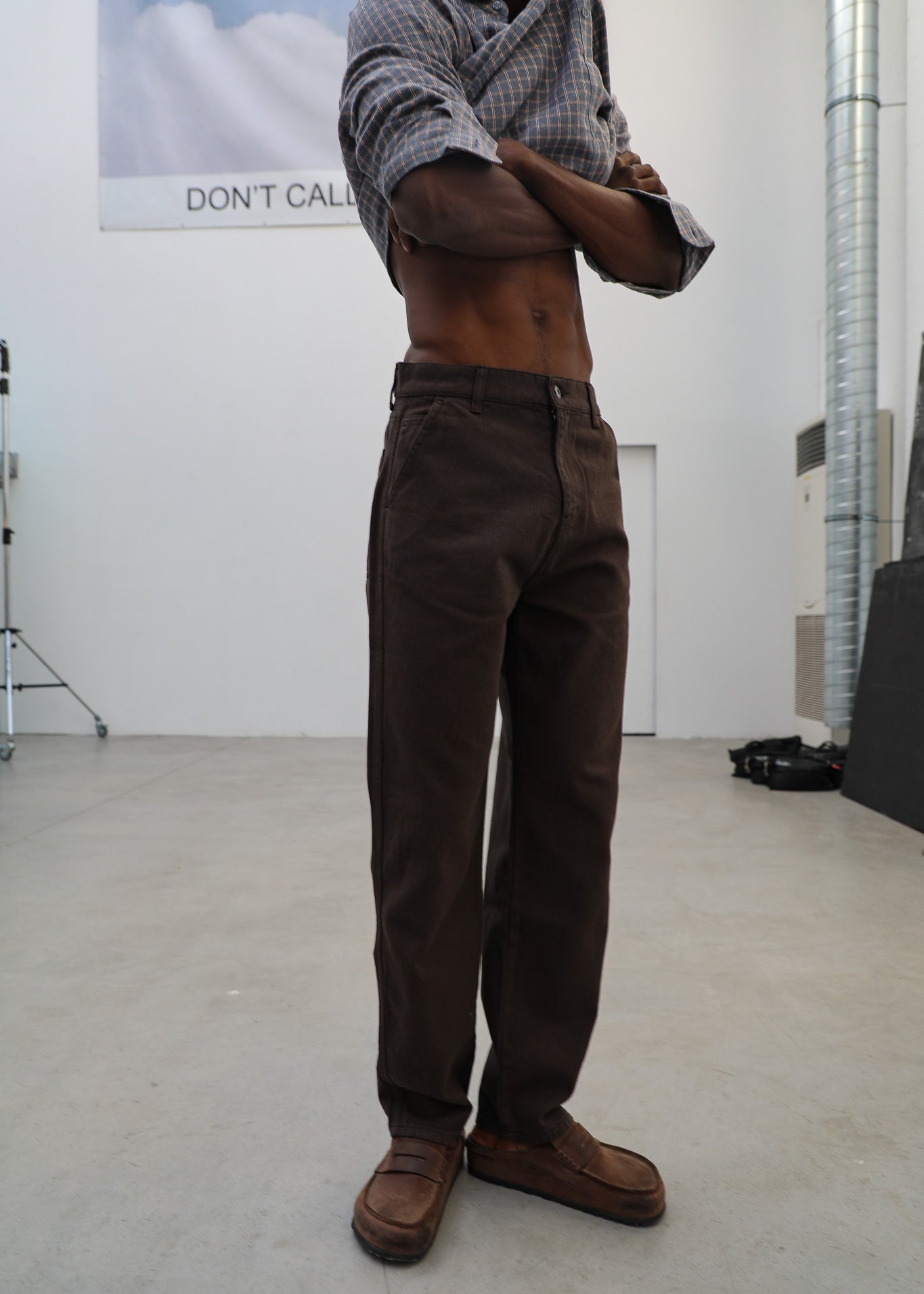 Modern Comfy Pants Brown