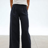 Linen Pants Navy