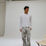 Modern Pleated Linen Pants Beige
