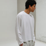 Long Trendy Modern T-Shirt Natural