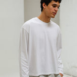 Long Trendy Modern T-Shirt Natural