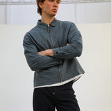 Square Modern Jacket Blue