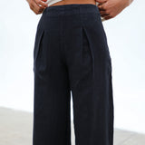 Linen Pants Navy