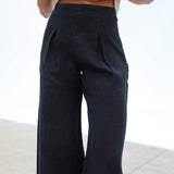 Linen Pants Navy