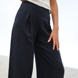 Linen Pants Navy