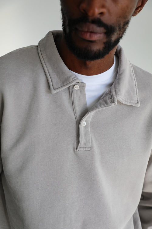 Polo Sweater Light Grey