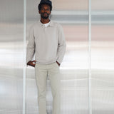Polo Sweater Light Grey