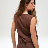 Loop Vest Brown