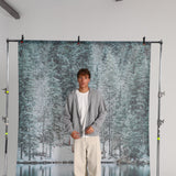 Double Zip Hoodie Light Grey