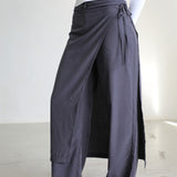 Layered Pants & Skirt Grey