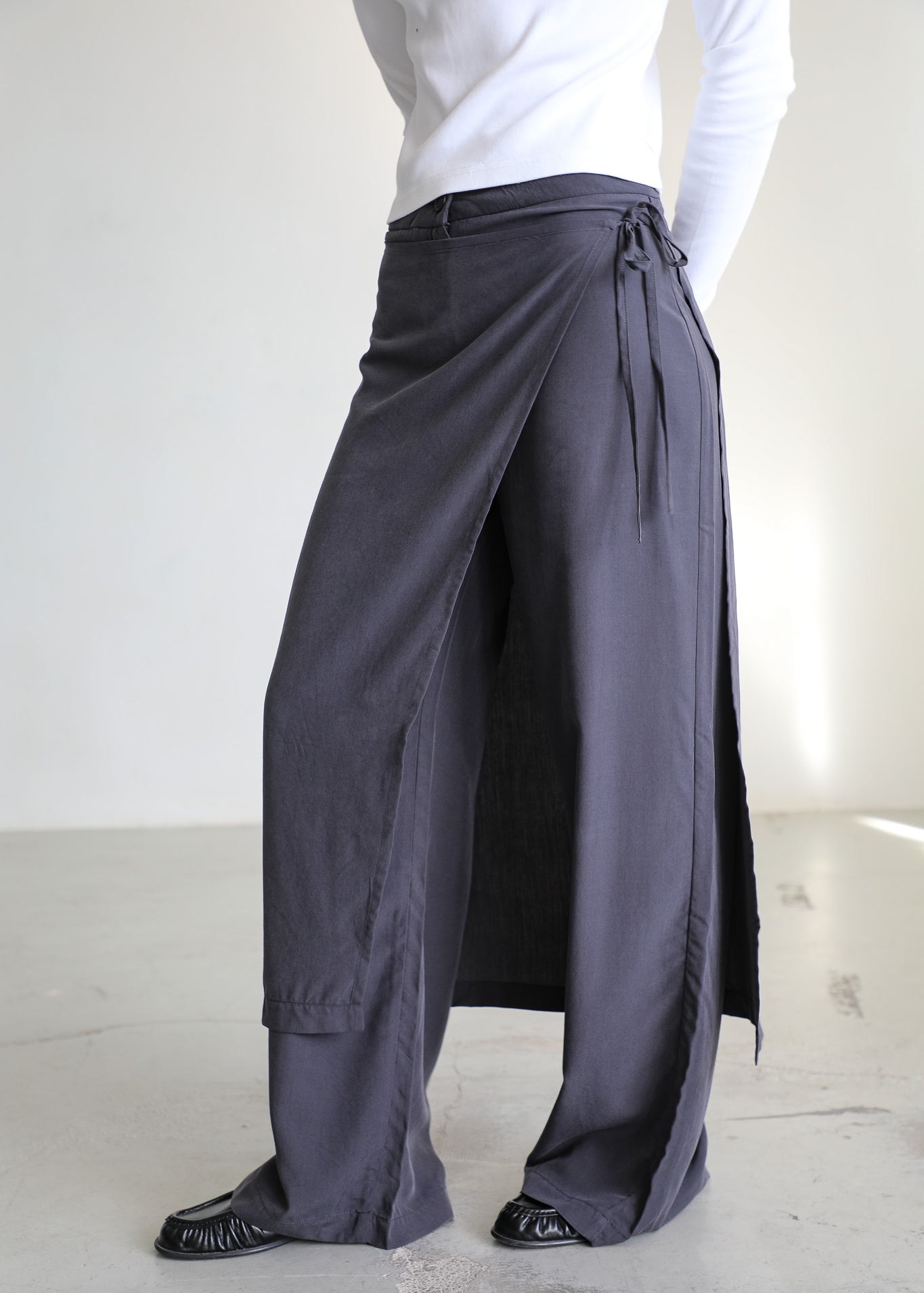 Layered Pants & Skirt Grey