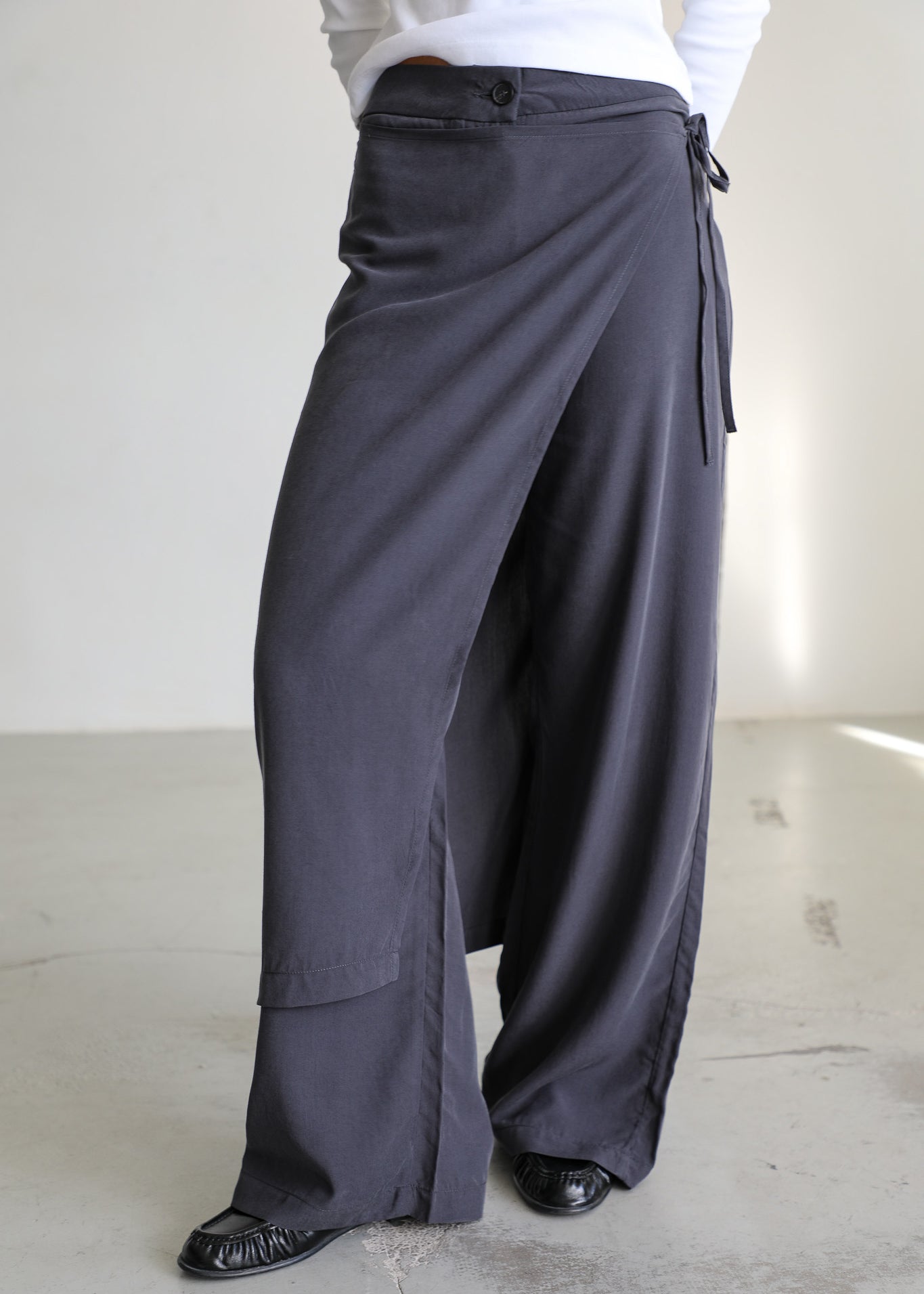 Layered Pants & Skirt Grey