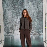 Stripes Knit Sweater Brown & Black