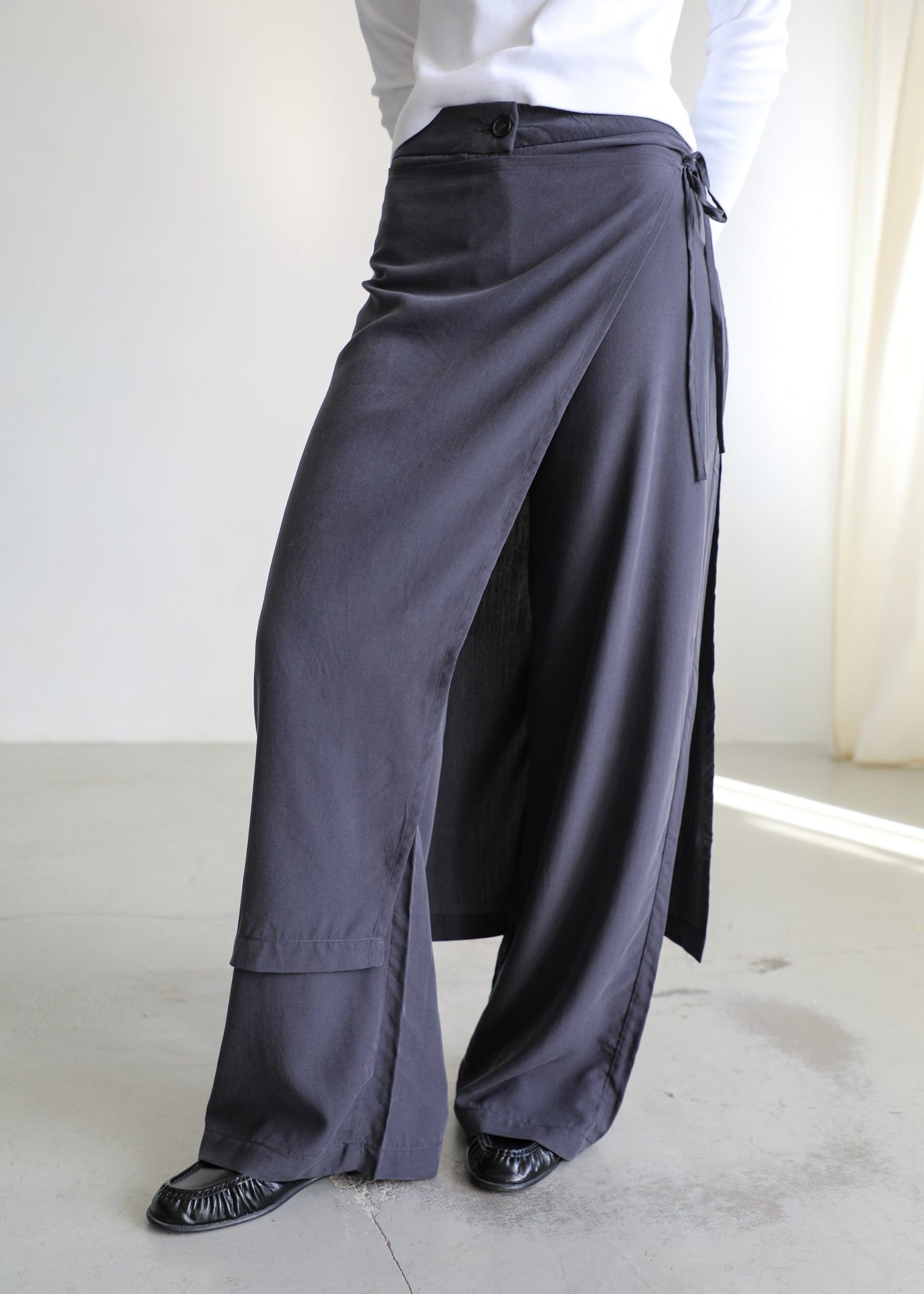 Layered Pants & Skirt Grey