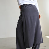 Layered Pants & Skirt Grey