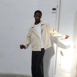 Crossed Jacket Beige