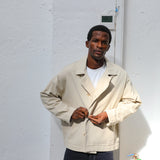 Crossed Jacket Beige