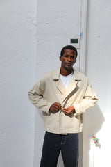 Crossed Jacket Beige