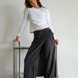 Layered Pants & Skirt Grey