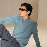 Long Trendy Side Pocket T-Shirt Dark Green