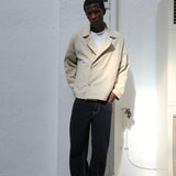 Crossed Jacket Beige