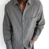 Square Shirt Dark Grey