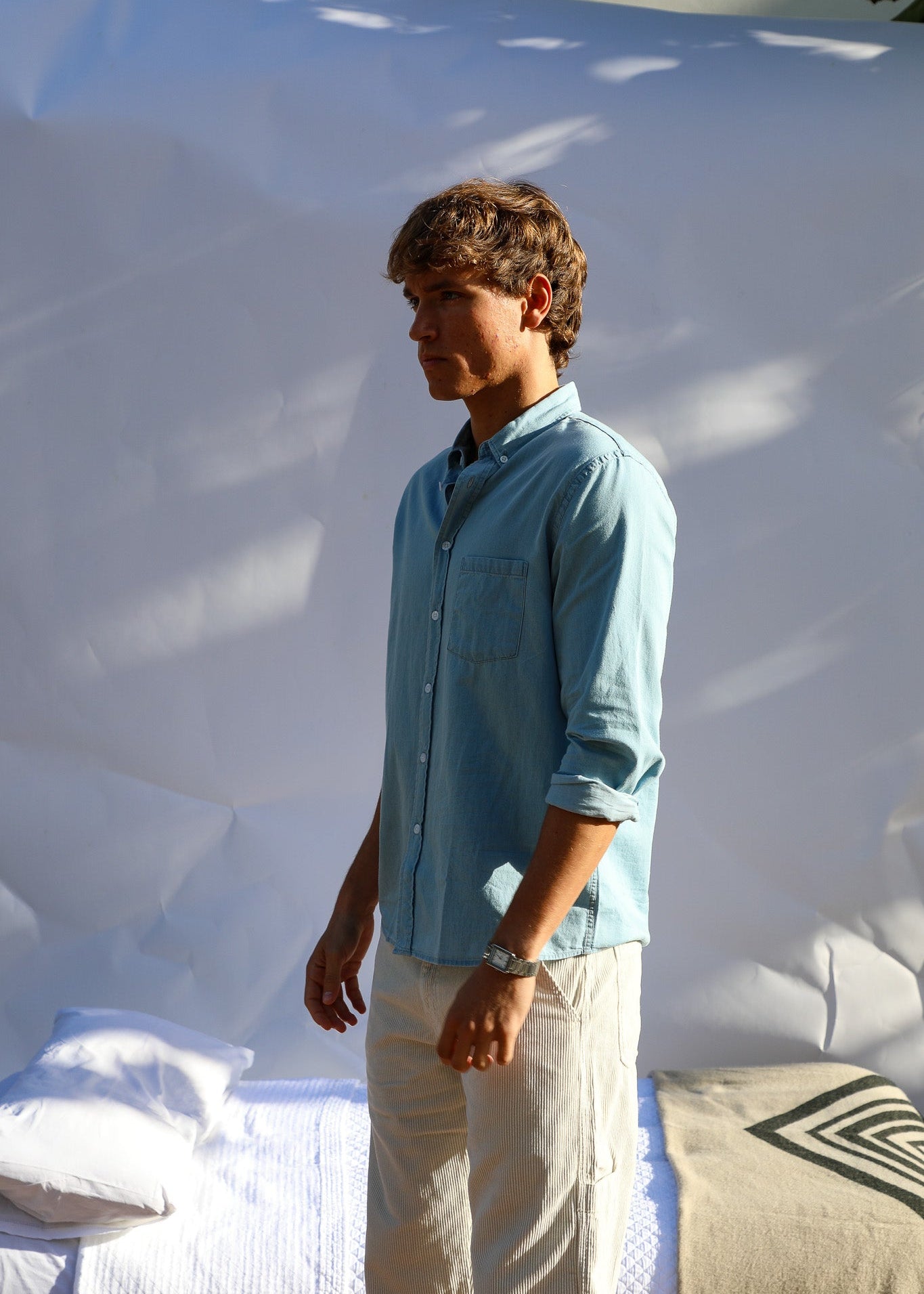 Denim Shirt Light Blue