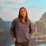 Burgundy Square Shirt