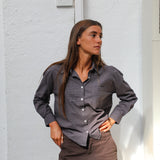 Burgundy Square Shirt