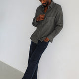 Square Shirt Dark Grey
