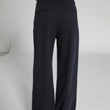 Tencel Pleated Pants Dark Navy