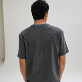 Double Tone Trendy T-Shirt Black & Petrol