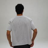 Trendy Grey Embroidered Detail T-Shirt