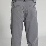 Corduroy Modern Comfy Pleated Pants Dark Grey