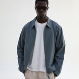 Square Modern Jacket Blue