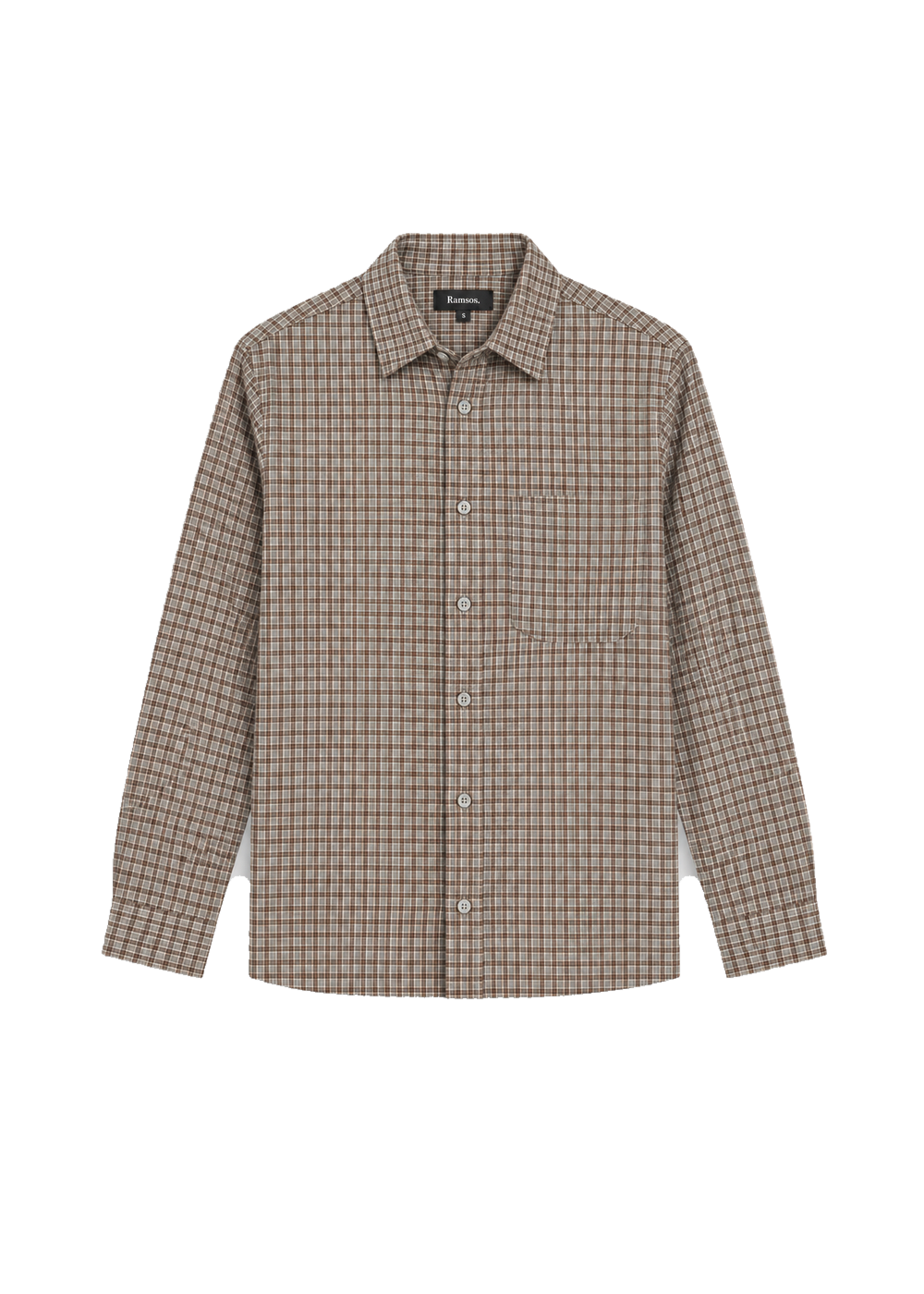 Square Shirt Green & Brown