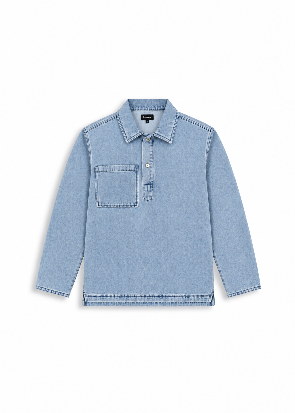 Cool Denim Polo Light Blue