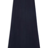 Maxi Cupro Skirt Navy
