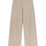 Low Waist Linen Pants Taupe