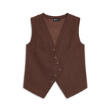 Loop Vest Brown