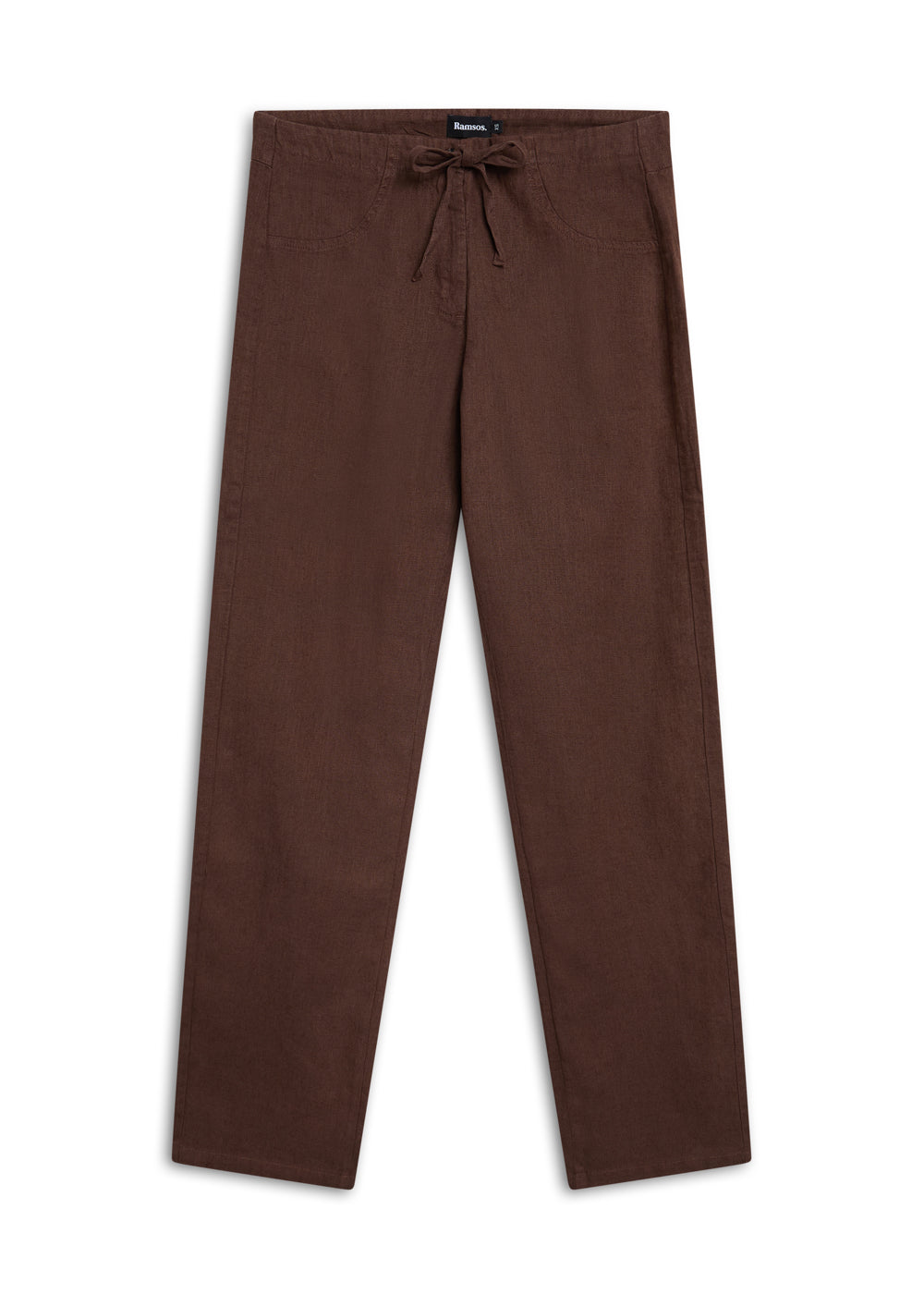 Loop Linen Pants Brown