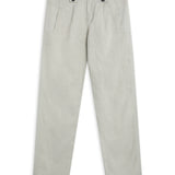 Modern Pleated Linen Pants Beige