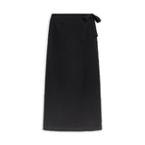 Long Knot Skirt Black