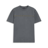 Trendy Petrol Embroidered Detail T-Shirt