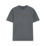 Trendy Petrol Embroidered Detail T-Shirt